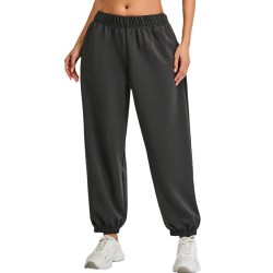 Women Fashion Casual Solid Color Loose Pants