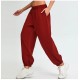Women Fashion Casual Solid Color Loose Pants