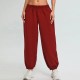 Women Fashion Casual Solid Color Loose Pants