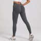 Women Fashion Sexy Solid Color High Waist Seamless Tight Yoga Pants