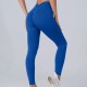 Women Fashion Sexy Solid Color High Waist Quick-Drying Yoga Pants