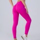 Women Fashion Sexy Solid Color High Waist Quick-Drying Yoga Pants